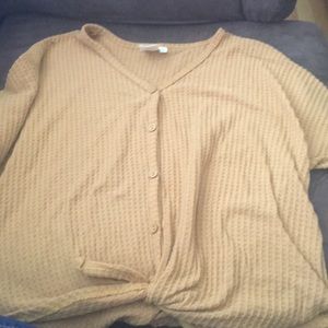 Mustard long sleeve top